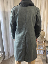 Load image into Gallery viewer, True Vintage Mens Swiss Army Grey Wool Double Breasted Long Coat
