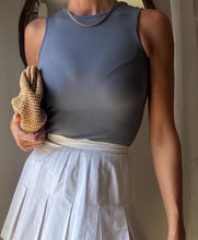 Load image into Gallery viewer, Vintage Y2K Steel Grey Tank Top
