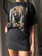 Load image into Gallery viewer, Vintage Y2K 2000s Sporty Black Mini Skirt Pockets
