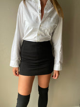 Load image into Gallery viewer, Vintage Dark Steel Grey Mini Skirt
