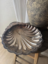 Load image into Gallery viewer, Vintage Large Silver Shell Catch All Vide Poche Dish Bowl
