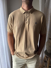 Load image into Gallery viewer, Vintage Ralph Lauren Polo Classic Beige Khaki Cotton Short Sleeve Collared Shirt Mens
