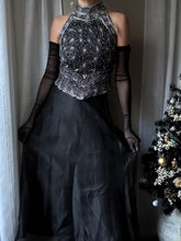 Load image into Gallery viewer, Vintage Black Maxi Skirt Made in USA

