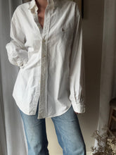 Load image into Gallery viewer, Vintage Classic Very Oversized Polo Ralph Lauren White Cotton Button Down

