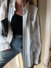 Load image into Gallery viewer, Vintage White Tommy Hilfiger Oversized Button Up Shirt

