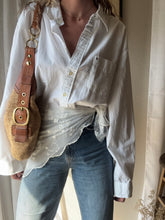 Load image into Gallery viewer, Vintage White Tommy Hilfiger Oversized Button Up Shirt
