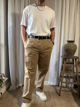 Load image into Gallery viewer, Vintage Polo Ralph Lauren Mens Cotton Khaki Pants : Front Pleats Cuffed Hem
