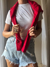 Load image into Gallery viewer, Vintage Ralph Lauren Polo Waffle Shirt: Red Cotton Long Sleeve
