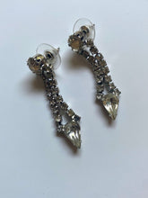 Load image into Gallery viewer, Vintage 90s Rhinestone Drop Earrings
