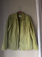 Load image into Gallery viewer, Vintage Pistachio Green Suede Leather Jacket
