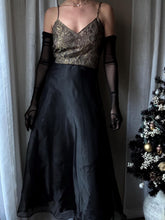 Load image into Gallery viewer, Vintage Black Maxi Skirt Made in USA
