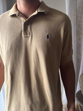 Load image into Gallery viewer, Vintage Ralph Lauren Polo Classic Beige Khaki Cotton Short Sleeve Collared Shirt Mens
