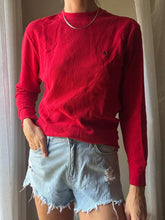 Load image into Gallery viewer, Vintage Ralph Lauren Polo Waffle Shirt: Red Cotton Long Sleeve
