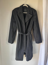 Load image into Gallery viewer, Vintage Classic Oversized Black Trench Coat
