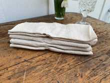 Load image into Gallery viewer, Beige Linen Napkins Set of 4
