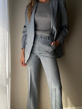 Load image into Gallery viewer, Vintage Grey Straight leg Trousers 33" Inseam
