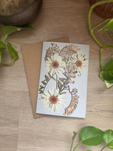 Load image into Gallery viewer, Pressed Flower Greeting Cards, Set of 7, Recycled Paper
