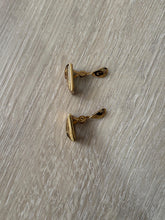 Load image into Gallery viewer, Vintage 90s Square Gold Clip On Earrings
