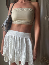 Load image into Gallery viewer, Vintage Linen Khaki Crop Top Removable Straps
