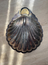 Load image into Gallery viewer, Vintage Large Silver Shell Catch All Vide Poche Dish Bowl
