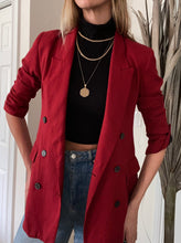 Load image into Gallery viewer, Secondhand Red Zara Blazer
