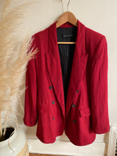 Load image into Gallery viewer, Secondhand Red Zara Blazer
