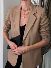 Load image into Gallery viewer, Vintage Wool Camel Blazer
