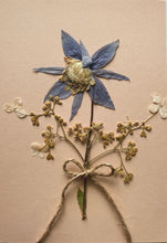 Load image into Gallery viewer, Dried Flower Collage Greeting Cards
