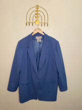 Load image into Gallery viewer, Vintage Cornflower Blue Wool Blazer
