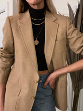 Load image into Gallery viewer, Vintage Beige Blazer
