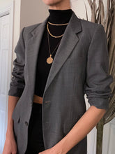 Load image into Gallery viewer, Vintage Grey Blazer
