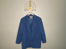 Load image into Gallery viewer, Vintage Cornflower Blue Wool Blazer
